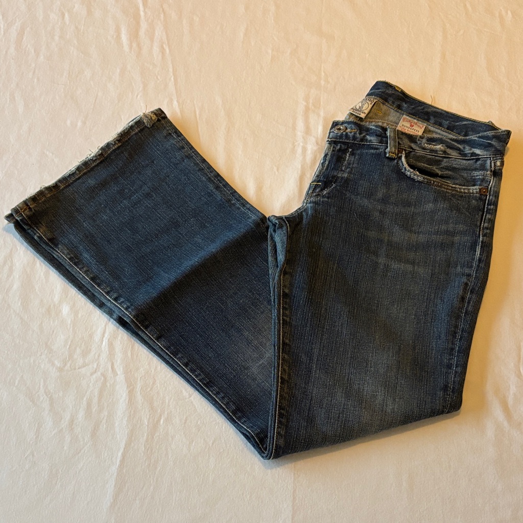 Lucky Brand Low Rise Flare Cut Denim Jeans